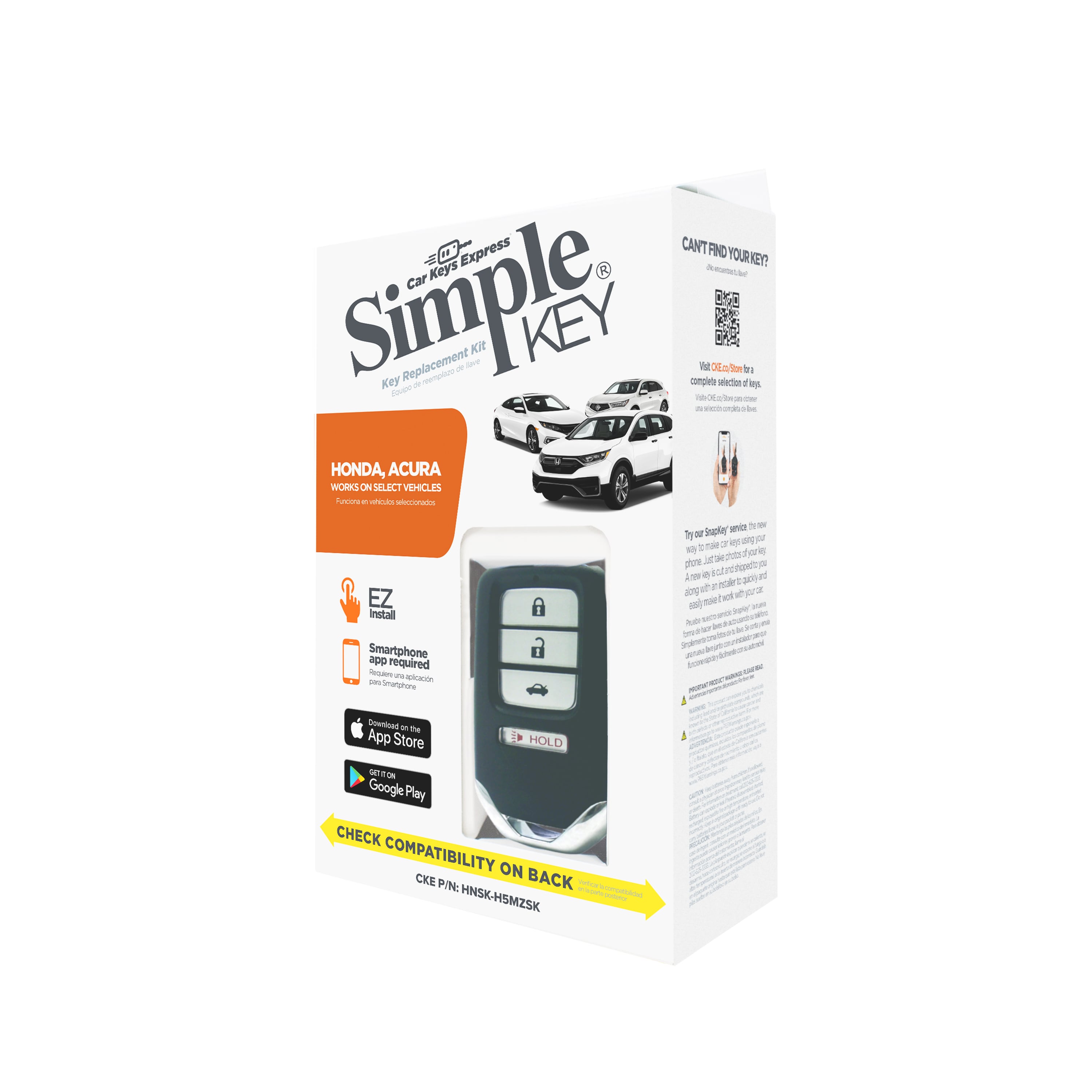 Honda Smart Key Simple Key Hero