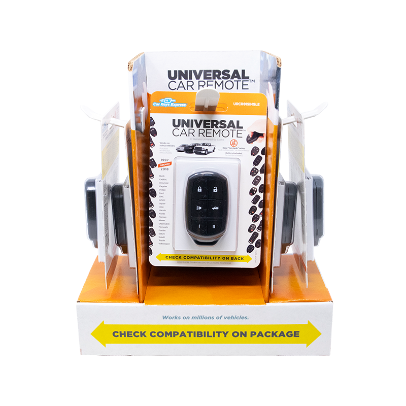 The Universal Car Remote Retail Display
